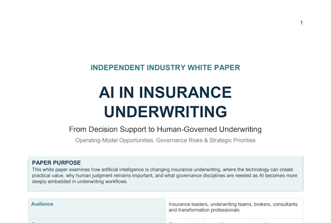 write professional white papers and industry reports